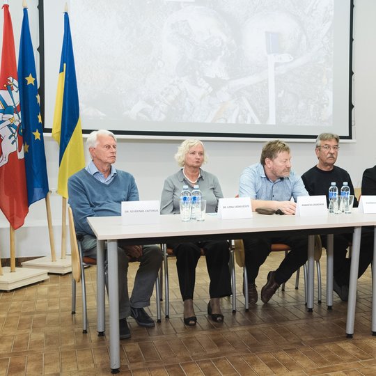 Tuskulėnų aukoms atminti skirtų renginių ciklo akimirka.