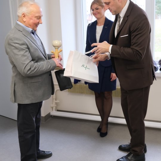 Atydarymo akimirka Alytaus miesto ligoninėje