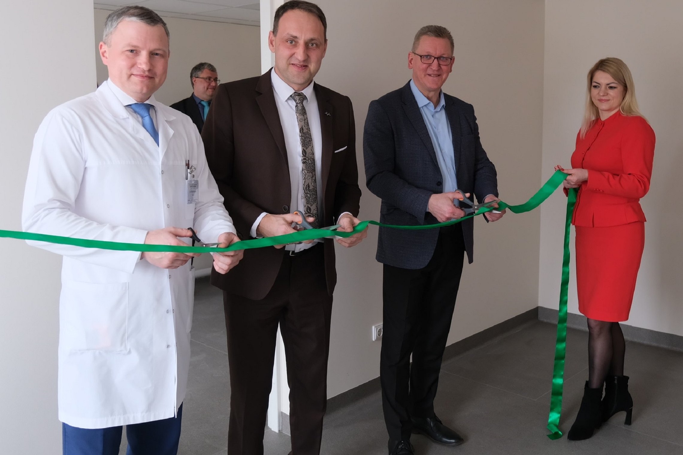 Atydarymo akimirka Alytaus miesto ligoninėje