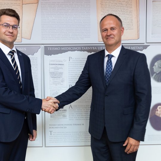 Naujo Valstybinės teismo medicinos tarnybos direktoriaus pristatymas, 2024-08-26