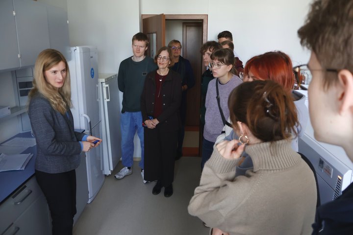 Vilniaus kolegijos studentų 2025 m. spalio 6 d. vizito akimirka.