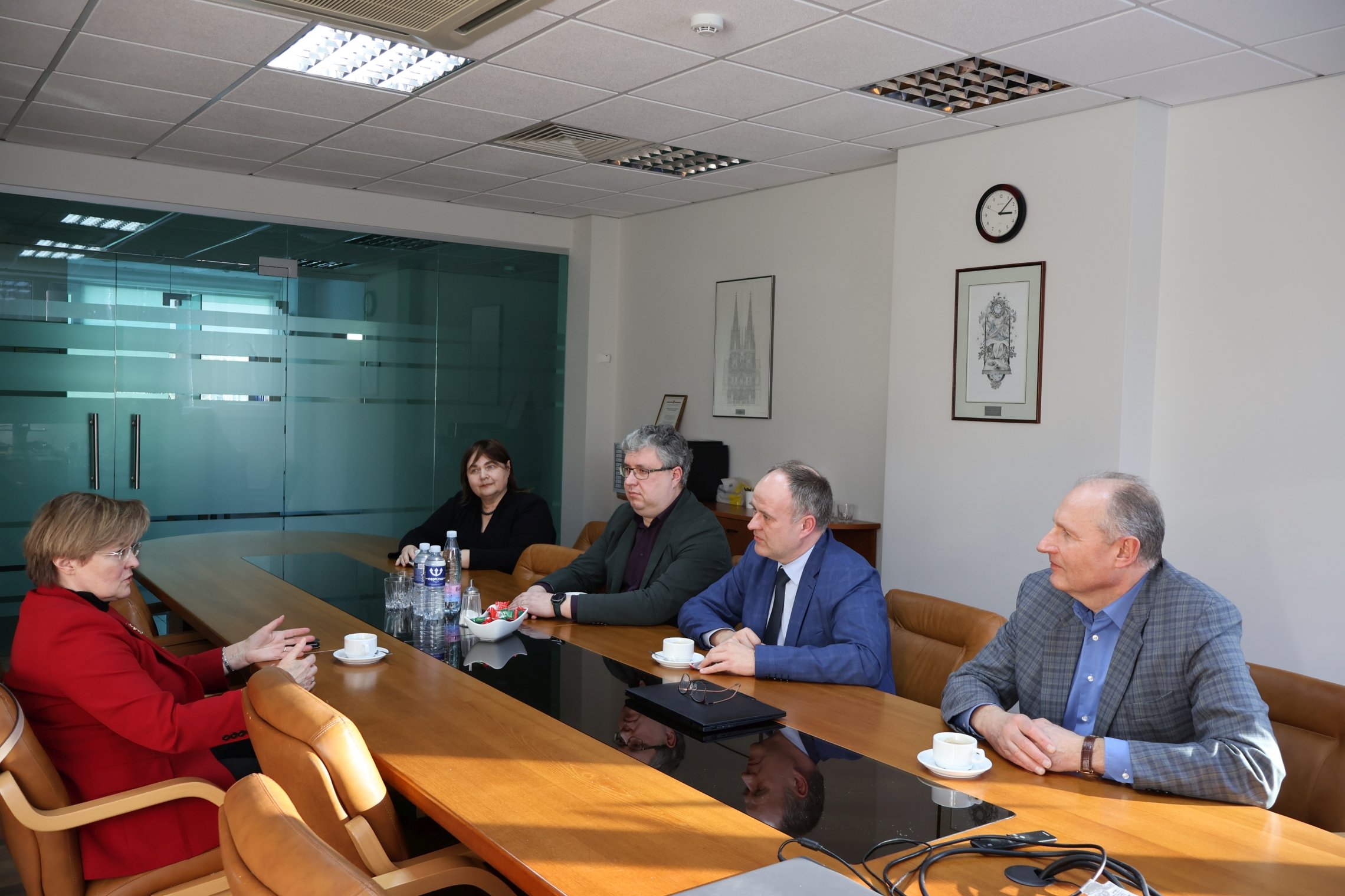 Mykolo Romerio Universiteto, Viešojo valdymo ir verslo fakulteto dekanės prof. dr. Danguolės Jankauskienės vizito akimirka