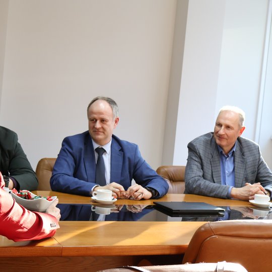 Mykolo Romerio Universiteto, Viešojo valdymo ir verslo fakulteto dekanės prof. dr. Danguolės Jankauskienės vizito akimirka