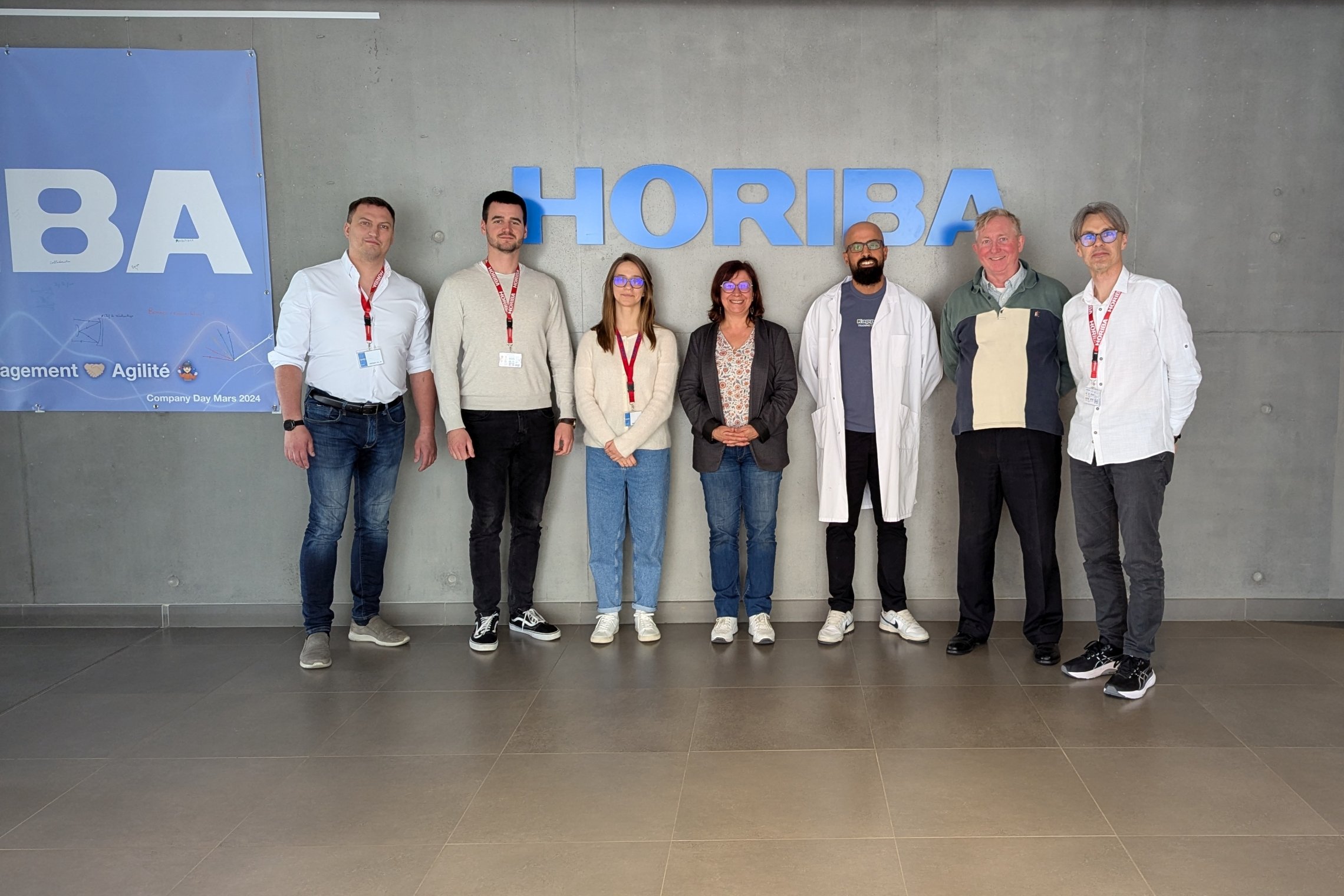 Mokymų HORIBA Scientific Sales & Marketing Division padalinyje akimirka.
