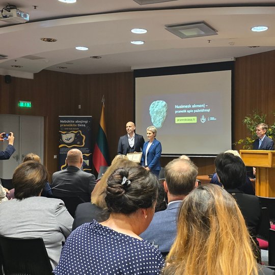 "Pranešėjų forumo 2025" akimirka.