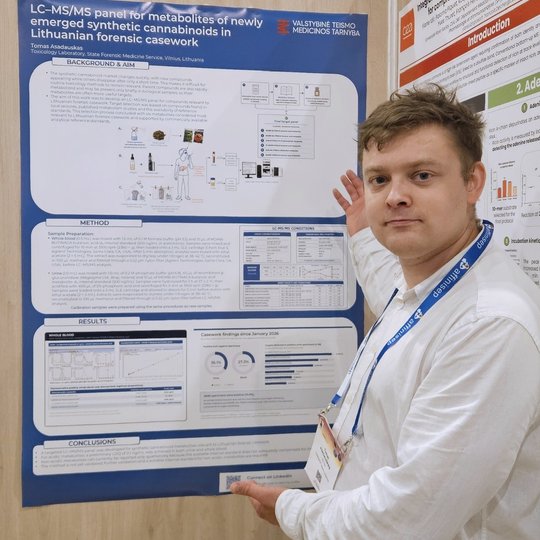Rugpjūčio 22–28 d. Lione (Prancūzija) vykusios 26-osios tarptautinės masių spektrometrijos konferencijojos (IMSC 2026) akimirka.