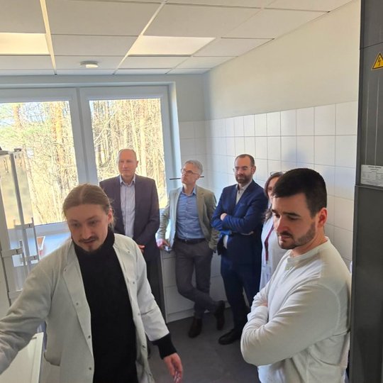 Vizito Latvijos valstybiniame teismo medicinos ekspertizės centre 2026 m. kovo 24–25 dienomis akimirka.
