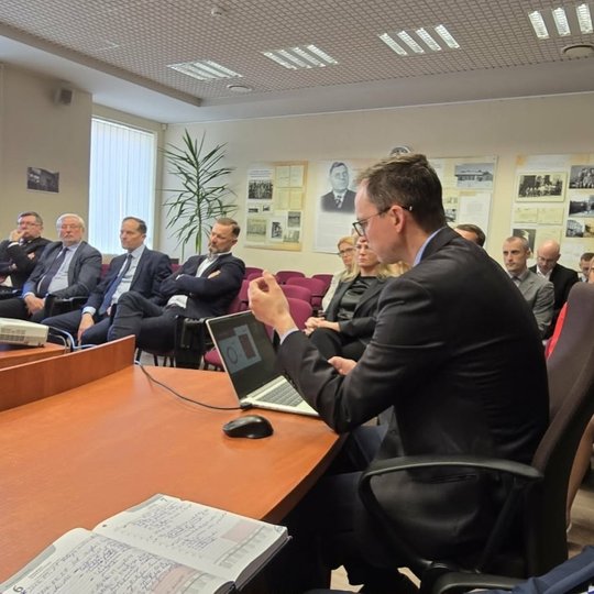 2026 m. gegužės 28 d. susitikimo Šiauliuose akimirka.