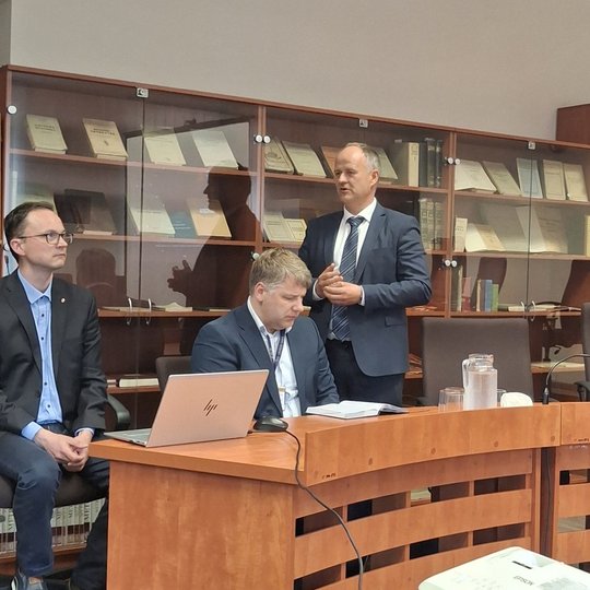 2026 m. gegužės 28 d. susitikimo Šiauliuose akimirka.