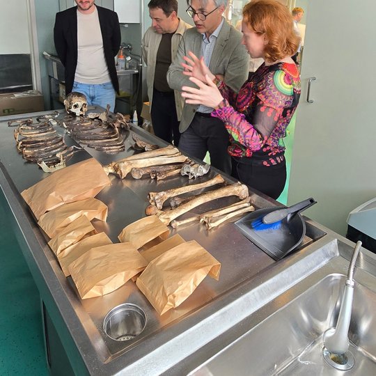 Vizito Estijos teismo ekspertizės institute akimirka.